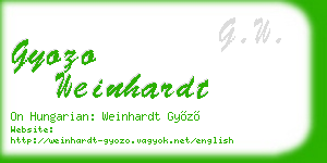 gyozo weinhardt business card