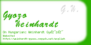 gyozo weinhardt business card